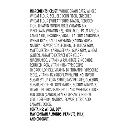 Amazon Grocery, Fruit & Grain Cereal Bars, Raspberry, 1.3 Oz, 8 Ct (Previously Happy Belly, Packaging May Vary)