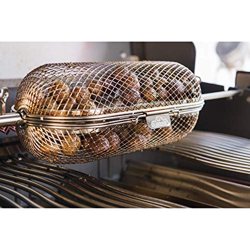 Napoleon 64000 Rotisserie Basket Grill Accessory, Stainless Steel