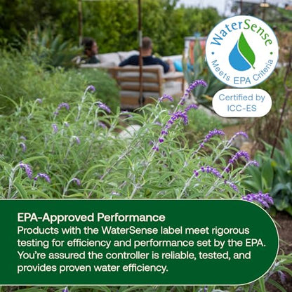 Rain Bird ARC6 App-Based Indoor Smart Irrigation WiFi Timer/Controller, 6-Zone/Station, EPA WaterSense Certified, Compatible with Alexa