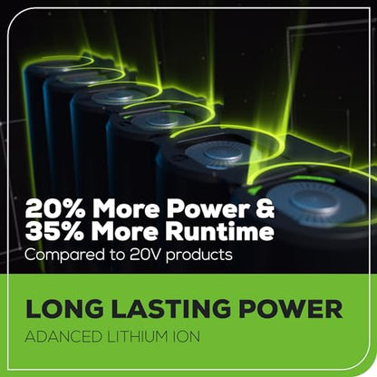 Greenworks 24V MAX Cordless Brushless Drill & Impact Driver Combo Kit, Electric Drill Set, High Torque, Lightweight, Professional Grade, Includes 2x 2.0Ah Batteries, Charger, and Storage Bag