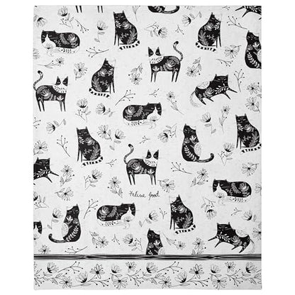 Karma Boho Tea Towels Cat 18" x 22"