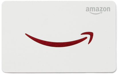 Amazon.com Gift Card in a Red and Gold Mini Envelope