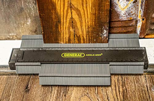 General Tools Contour Gauge 833 - 10" Angle Finder Tool for Home Improvement - Gadgets for Men