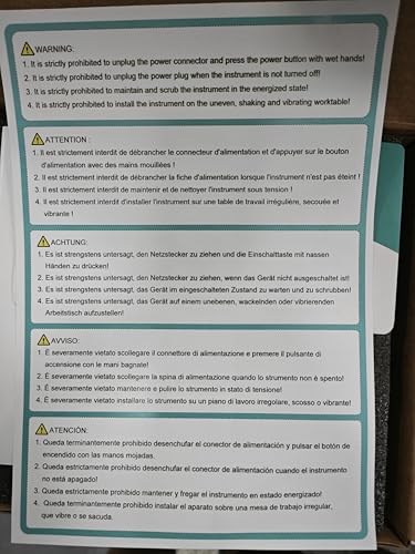 LAB FISH Laboratory Magnetic Stirrer 2000PRM Magnetic Mixer Max Stirring 3000ml Capacity Stir Plate with Stir Bar Egg for Lab and Homebrew