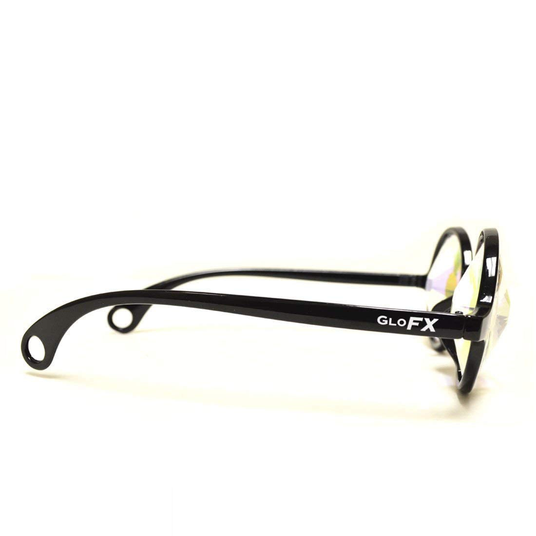 Kaleidoscope Glasses | Diffraction Glasses with Rainbow Crystal Lenses Wormhole Effect | Perfect for EDM, Rave, Music Festival, Content Creation, Costumes