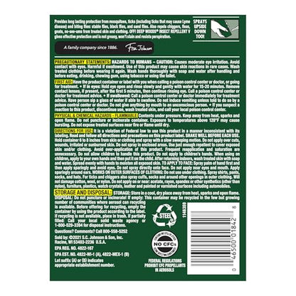 OFF! Deep Woods Insect Repellent Aerosol, Bug Spray with Long Lasting Protection from Mosquitoes and Ticks, 6 oz