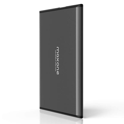 Maxone 500GB Ultra Slim Portable External Hard Drive HDD USB 3.0 Compatible with PC, Laptop, Charcoal Grey