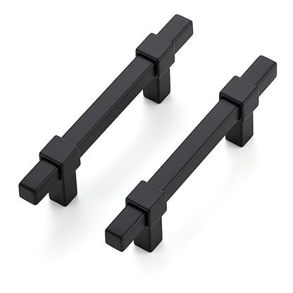 Ravinte Decor 30 Pack Black Cabinet Handles - 3" Hole Center Cabinet Pulls Matte Black Drawer Pulls Cabinet Hardware Kitchen Handles for Cabinets