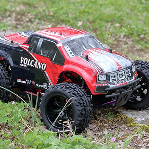 Redcat Racing Electric Volcano EPX Truck with 2.4GHz Radio, 7.2v 1800mAh NiMh and Charger Included (1/10 Scale), Red