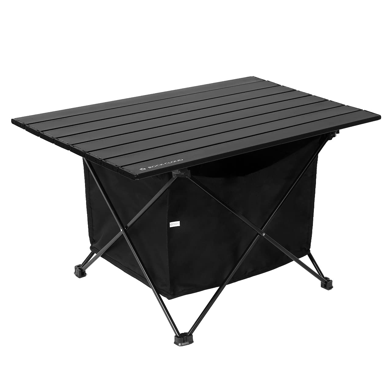 ROCK CLOUD Portable Camping Table Ultralight Aluminum Camp Table with Storage Bag Folding Beach Table for Camping Hiking Backpacking Outdoor Picnic, Size L