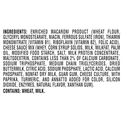 Kraft Easy Mac Original Mac & Cheese Macaroni and Cheese Dinner Microwavable Dinner, 18 ct Packets