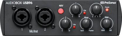 PreSonus AudioBox 96 25th Anniversary USB Audio Interface with Studio One Artist DAW Recording Software