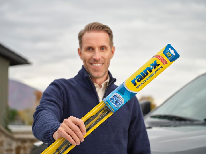 Rain-X 820144 WeatherBeater Wiper Blades, 24" and 19" Windshield Wipers (Pack Of 2), Automotive Replacement Windshield Wiper Blades That Meet Or Exceed OEM Quality And Durability Standards