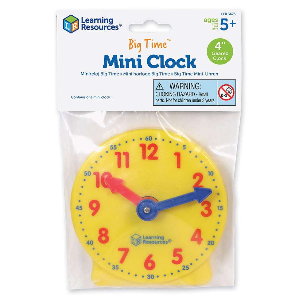 Learning Resources Smart Pack 4" Clock