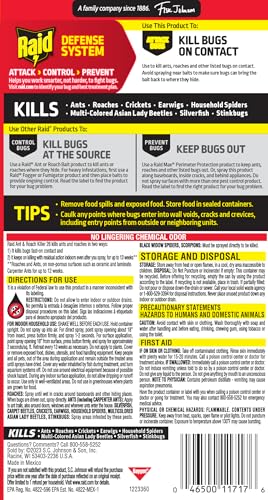 Raid Ant and Roach Killer, Fragrance Free, 17.5 OZ