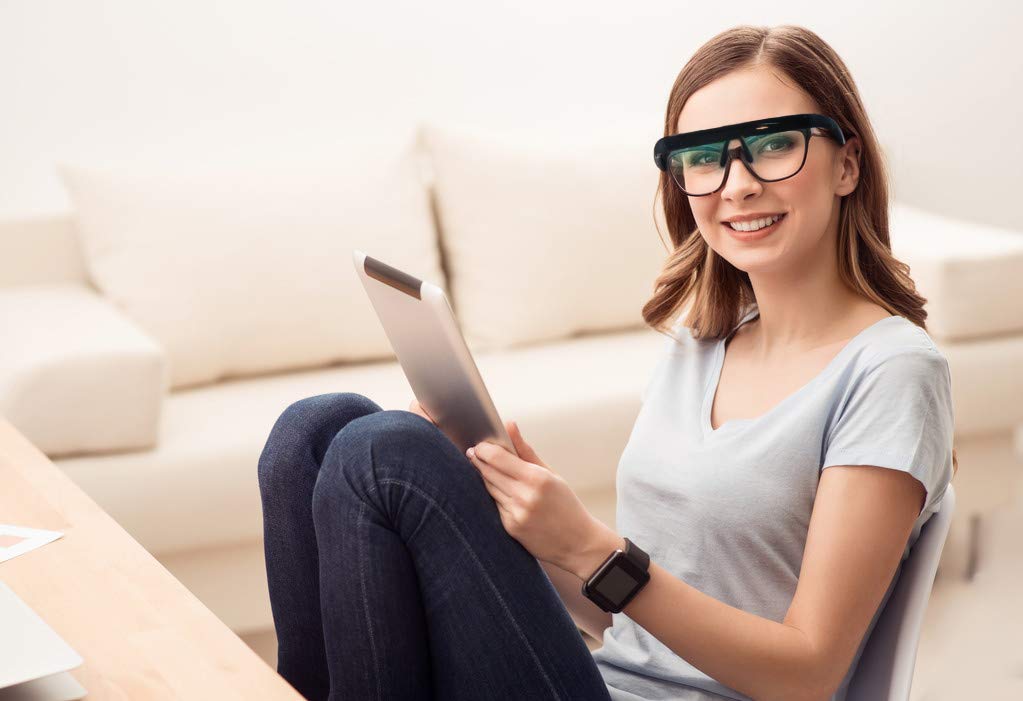 PEGASI 2 - Smart Light Therapy Glasses, Improve Your Sleep in 7 Days, Feather-Light, Boost Energy, Beat Jet Lag, Traveling Case Included