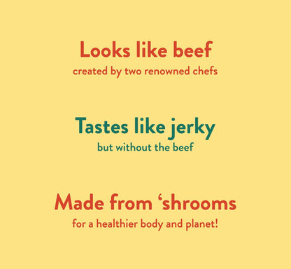 Moku Plant-Based Mushroom Jerky, Korean BBQ (3 Pack), Gluten Free, Soy-Free, Non-Gmo Vegan Snacks, No Artificial Sweetener Vegan Food, Healthy Snacks, 2.0 Oz Ea