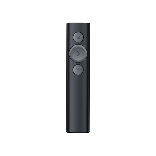 Logitech Spotlight Presentation Remote - Universal Wireless Presentation Clicker with Laser Pointer, Advanced Digital Highlighting, Bluetooth, 30 m Range and Quick Charging - Black