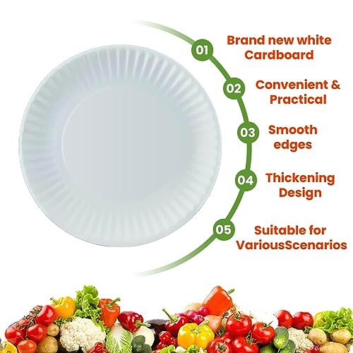 Perfect Stix Paper Plate by Kitchen Essentials, 9" (Pack of 300)