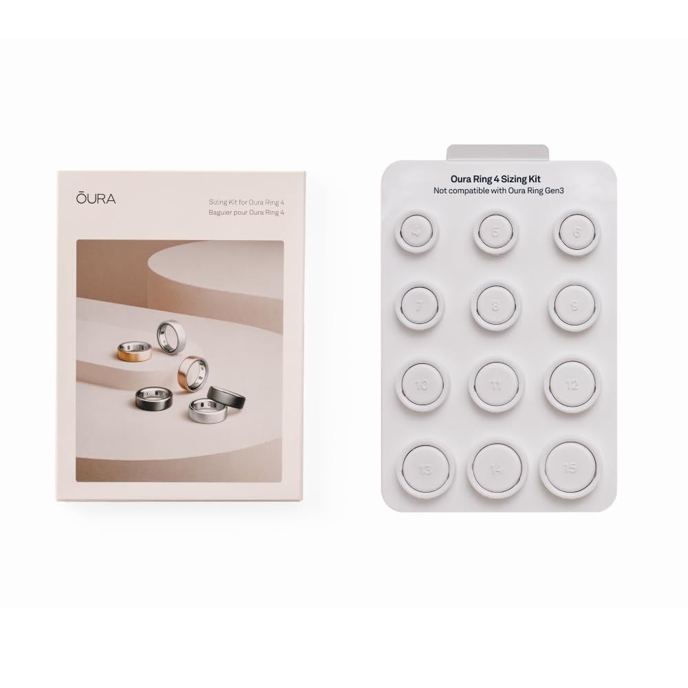 Oura Ring 4 Sizing Kit - Size Before You Buy The Oura Ring 4 - Unique Sizing, Not Standard US Ring Sizes - Receive Credit for Purchase