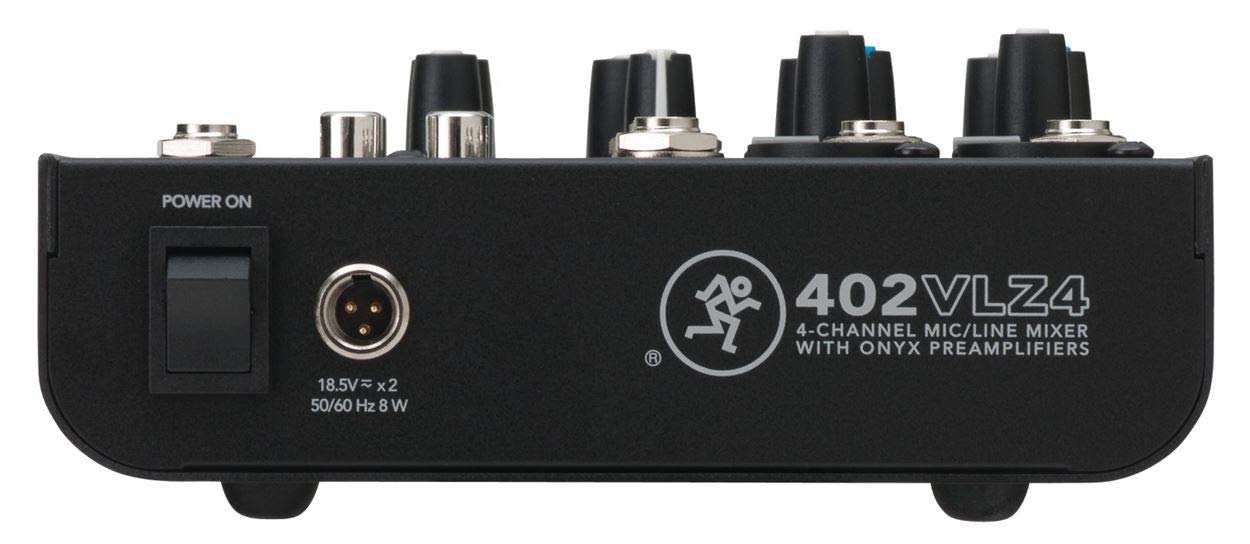 Mackie 402VLZ4, 4-channel Ultra Compact Mixer with High Quality Onyx Preamps