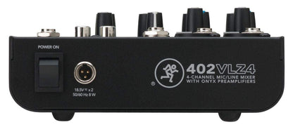 Mackie 402VLZ4, 4-channel Ultra Compact Mixer with High Quality Onyx Preamps