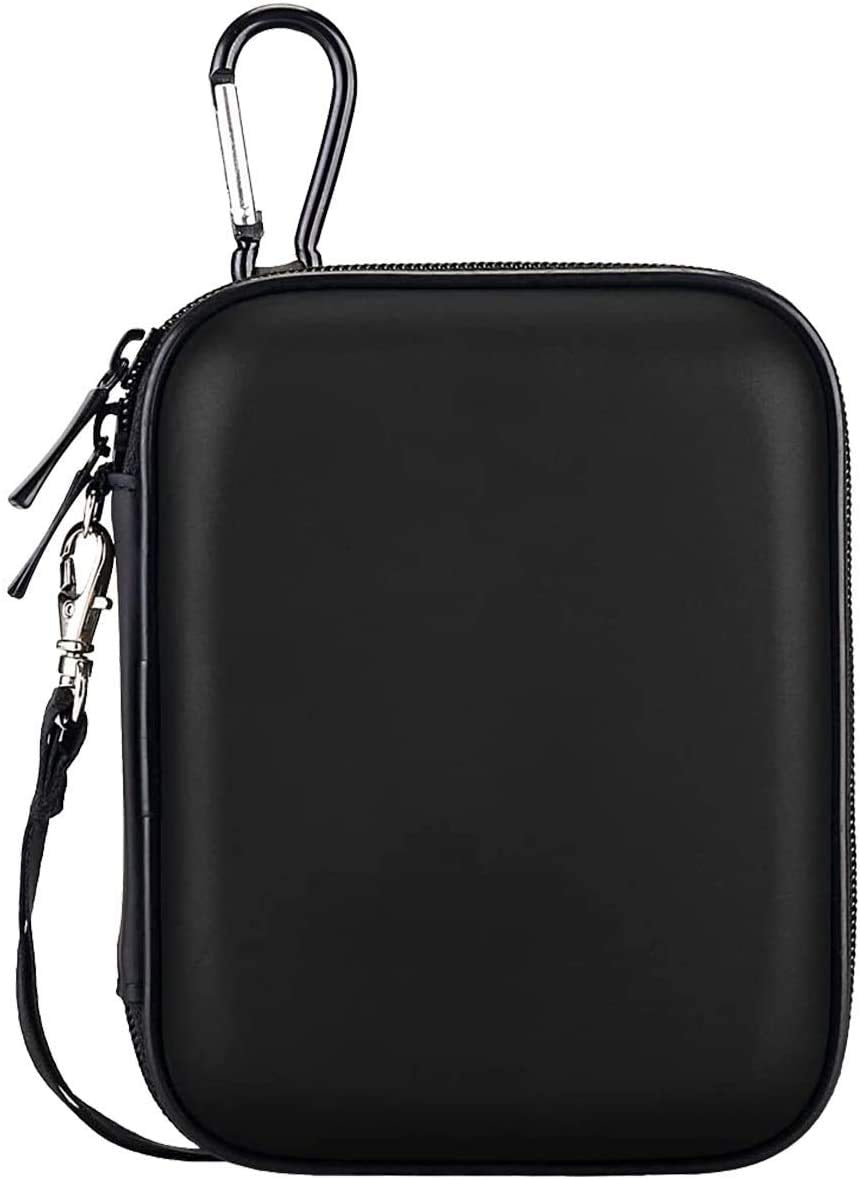 Lacdo Hard Drive Carrying Case for Seagate Portable/Seagate One Touch/Game Drive for PS5 / Ultra Touch Portable External Hard Drive HDD 1TB 2TB 4TB 5TB USB 3.0 Shockproof Travel Bag, Black