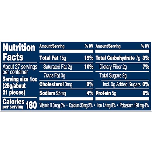 PLANTERS Deluxe Mixed Nuts, Cashews, Almonds, Pecans, Pistachios, Hazelnuts, Roasted with Sea Salt, Party Snacks, Plant-Based Protein Nut Mix, Snacks for Adults, After School Snack Mix, 27oz