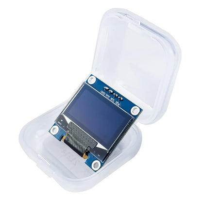 Hosyond 5 Pcs 0.96 Inch OLED I2C IIC Display Module 12864 128x64 Pixel SSD1306 Mini Self-Luminous OLED Screen Board Compatible with Arduino Raspberry Pi (White)