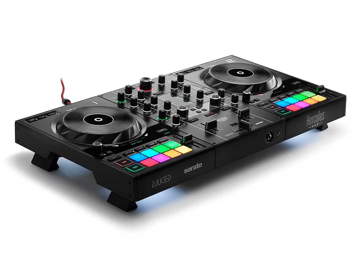 Hercules DJControl Inpulse 500: 2-deck USB DJ controller for Serato DJ and DJUCED (included)