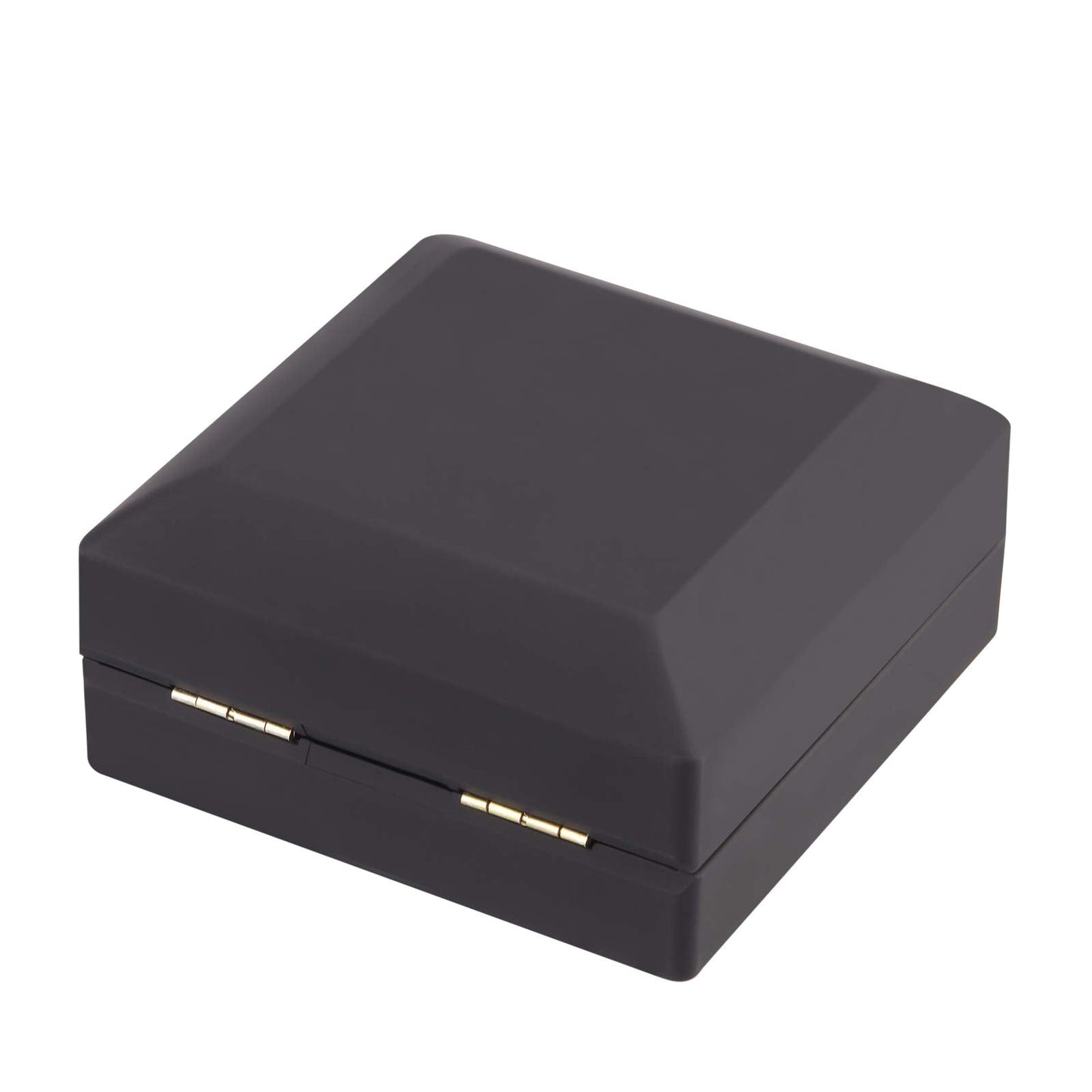 Luxury LED Light Bracelet Gift Box, Velvet Jewelry Bangle Box Storage Case Organizer Holder for Wedding, Engagement, Proposal, Birthday and Anniversary (Black)