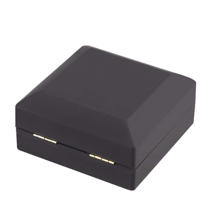 Luxury LED Light Bracelet Gift Box, Velvet Jewelry Bangle Box Storage Case Organizer Holder for Wedding, Engagement, Proposal, Birthday and Anniversary (Black)
