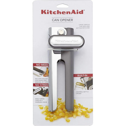 KitchenAid No Mess Multi Function Can Opener, One size, Gray