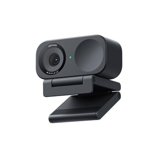 Insta360 Link 2C - 4K Webcam for PC/Mac, 1/2" Sensor, Auto Framing, HDR, AI Noise-Canceling Mic, Gesture Control for Streaming, Video Calls, Gaming, Works with Zoom, Teams, Twitch & More