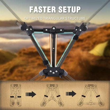 MOON LENCE 2 Pack Portable Camping Chairs Backpacking Chair - The 4th Generation Ultralight Folding Chair - Compact, Lightweight Foldable Chairs for Hiking Mountaineering, Beach