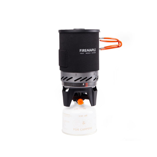 Fire-Maple "Fixed Star 1" Backpacking and Camping Stove System | Outdoor Propane Cooking Gear | Portable Pot/Jet Burner Set | Ideal for Hiking, Trekking, Fishing, Hunting Trips and Emergency Use