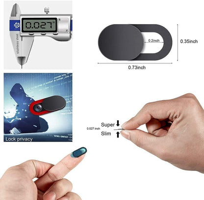 Natipo Webcam Cover Slide, Upgrade Ultra-Thin Camera Covers Compatible for Laptop Apple MacBook iPad Pro iMac Cell Phone -Protect Your Privacy Security(6-Pack)