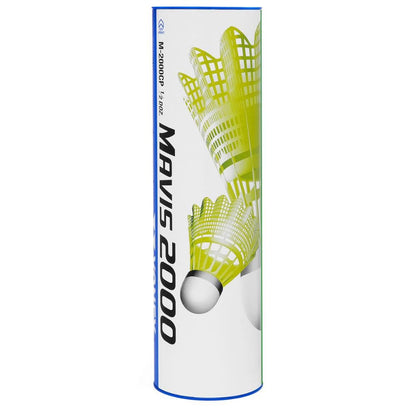 Mavis 2000 Nylon Tournament Shuttle-Yellow (1/2 Dozen)