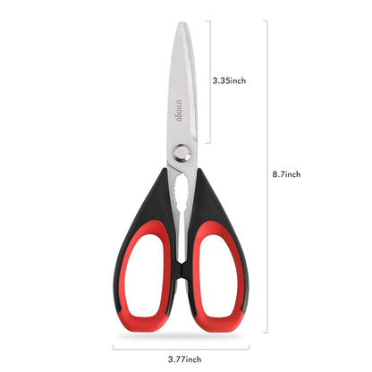 LIVINGO Kitchen Scissors Heavy Duty, 8.5 inch Dishwasher Safe Ultra Sharp Premium Heavy Duty Kitchen Shears, Multi Purpose Cooking Scissors Stainless Steel