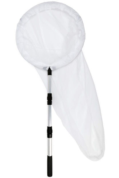RESTCLOUD Butterfly Net with 16" Ring, 36" Net Depth, Handle Extends to 36 Inches (16" Ring, 36" Handle)