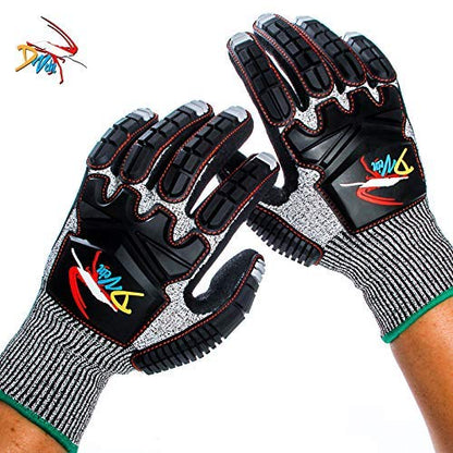 Lobster Gloves for Diving Kevlar Spearfishing Dive Glove Puncture Resistant (Medium)