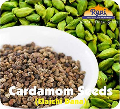 Rani Cardamom (Elachi) Decorticated Seeds Indian Spice 1.4oz (40g) ~ All Natural | Vegan | Gluten Friendly | NON-GMO | Kosher | Indian Origin