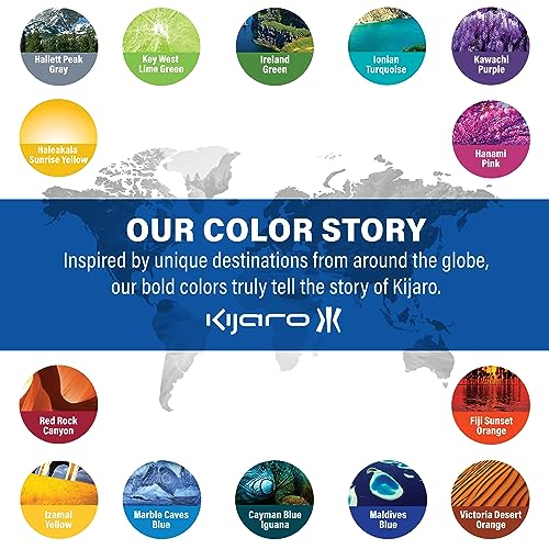 Kijaro Portable Camping Chairs - Enjoy the Outdoors with a Versatile Folding Sports Chair for Outdoor & Lawn - Dual Lock Feature Locks Position – Hallet Peak Gray