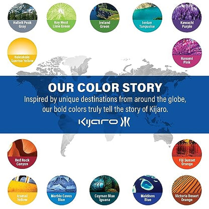 Kijaro Portable Camping Chairs - Enjoy the Outdoors with a Versatile Folding Sports Chair for Outdoor & Lawn - Dual Lock Feature Locks Position – Hallet Peak Gray