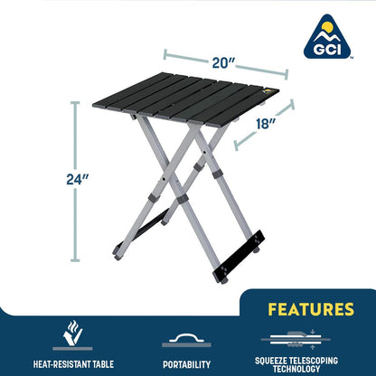 GCI OUTDOOR Compact Camp Table 20 Outdoor Folding Table