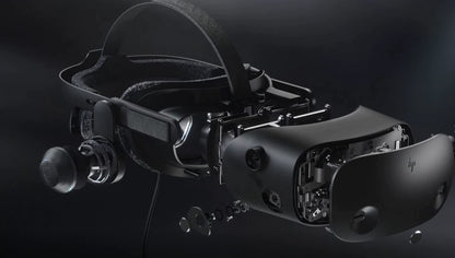 HP Reverb G2 VR Headset With Controller, Adjustable Lenses & Speakers from Valve, 2160 x 2160 LCD Panels, For Gaming, Ergonomic Design, 4 Cameras, Compatible With SteamVR & Windows Mixed Reality