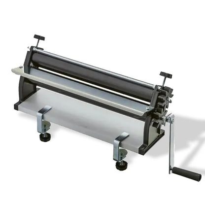 18-Inch Pizza Dough Roller Machine with Hand Crank - Pasta Maker, Dough Sheeter Features Non-Stick Rollers with Thickness Control - Solid Steel and Aluminum Construction