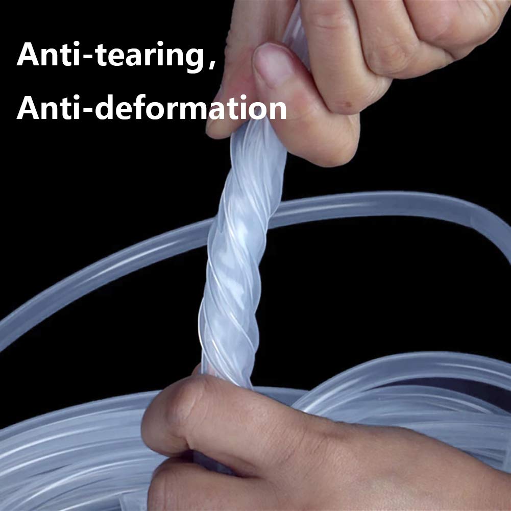 Metaland 1/4" ID Silicone Tubing, Food Grade 1/4" ID x 3/8" OD 10 Feet Length Pure Silicone Hoses High Temp for Home Brewing Winemaking