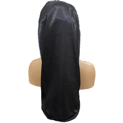4 Pcs Satin Bonnet for Women, Long Sleep Cap Soft Silky Bonnet for Braids