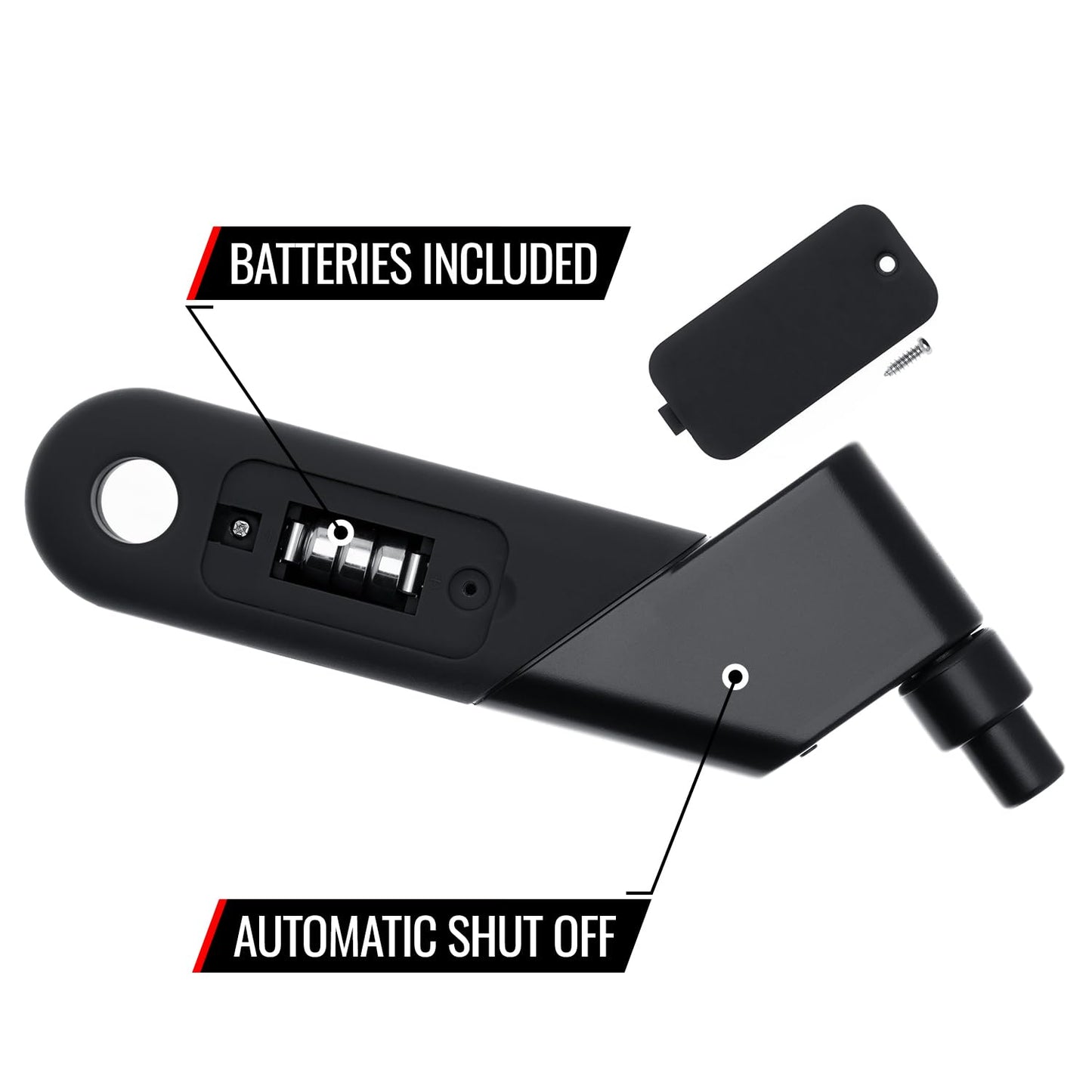 Accutire MS-4021B Digital Tire Pressure Gauge with 4 Valve Caps, 5-150psi (psi, bar, kPa, kg/cm2)